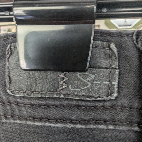 Stretchy ankle cargo jeans size 10 excellent - Picture 6 of 10